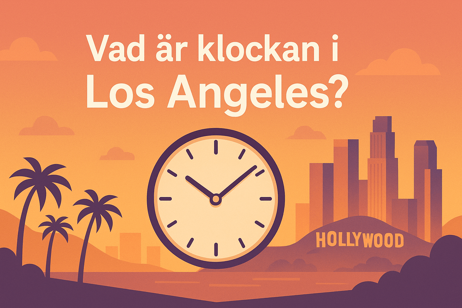 Vad är klockan i Los Angeles