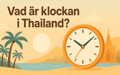 Vad är klockan i Thailand?