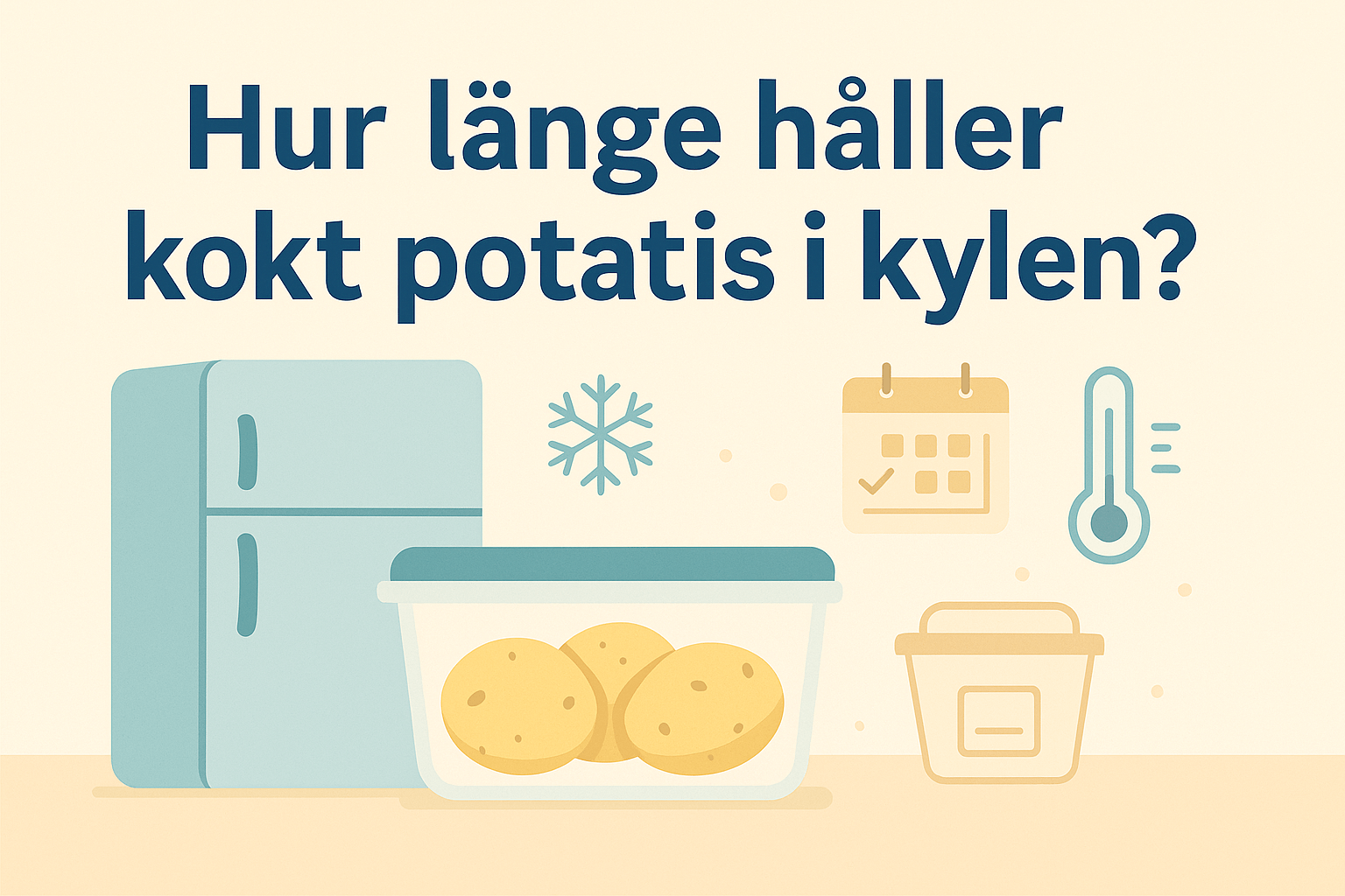 Hur länge håller kokt potatis i kylen Hur länge håller kokt potatis i kylen
