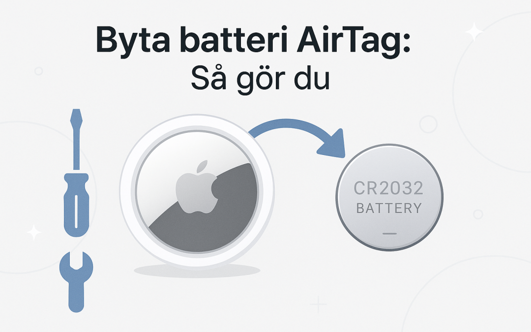 Byta batteri AirTag: Så gör du