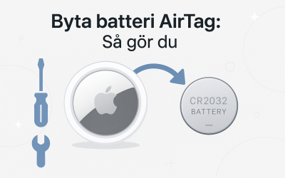 Byta batteri AirTag: Så gör du