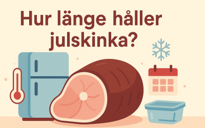 Hur länge håller julskinka?