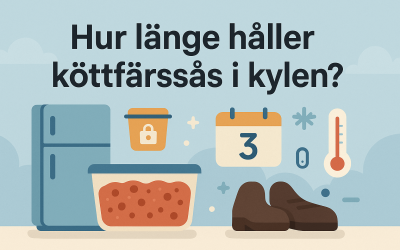 Hur länge håller köttfärssås i kylen?