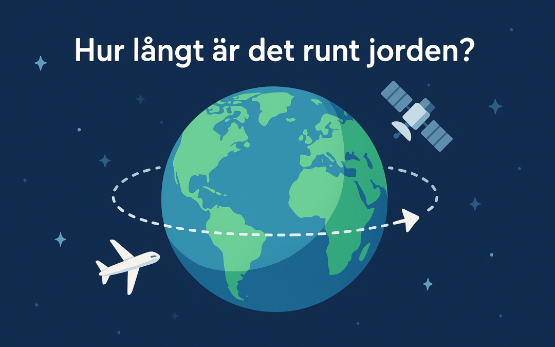 Hur långt är det runt jorden?