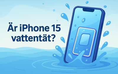 Är iPhone 15 vattentät?