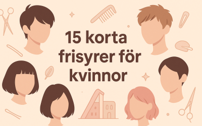 15 korta frisyrer för kvinnor