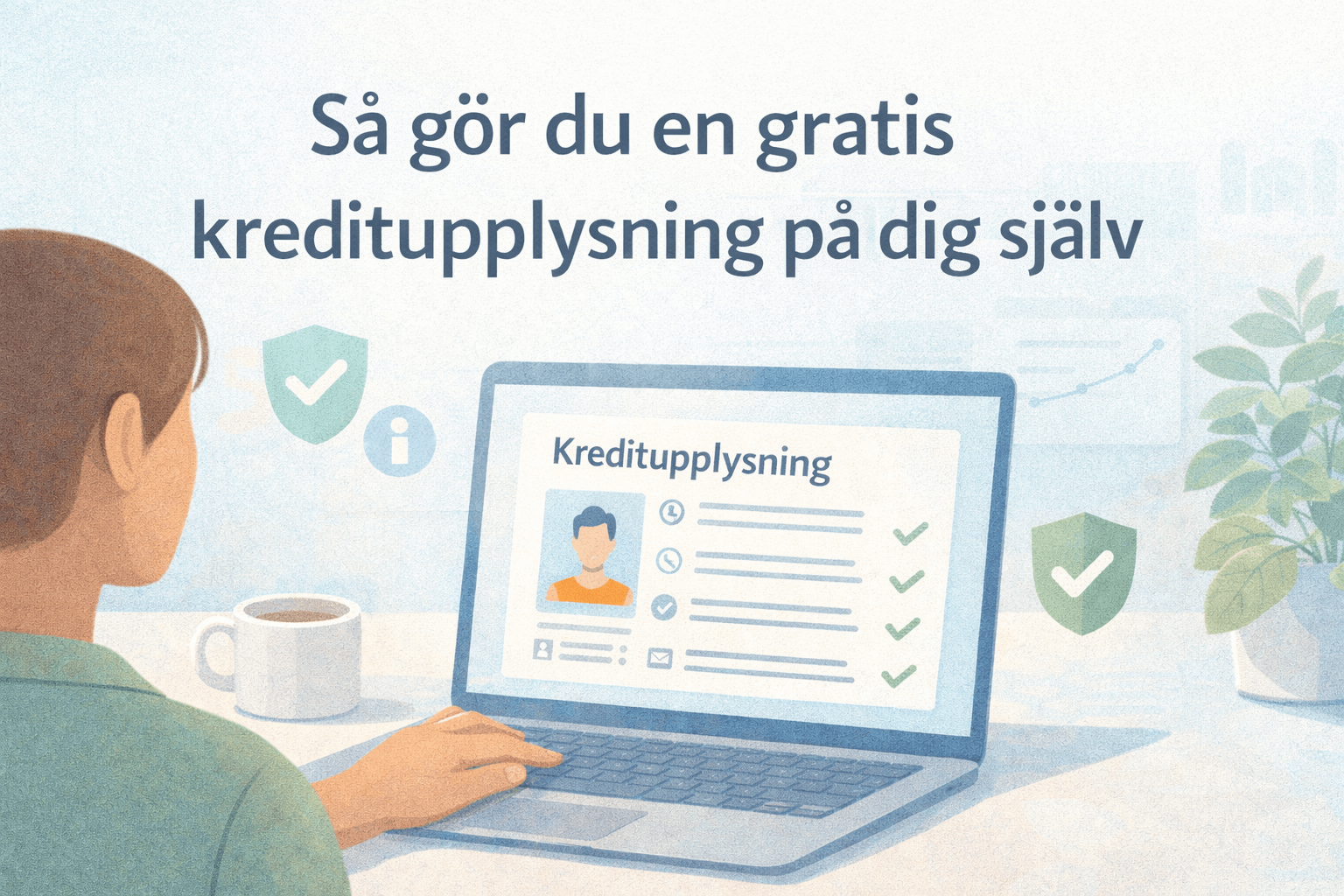 kreditupplysning på sig själv