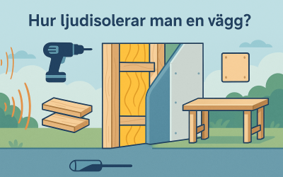 Hur ljudisolerar man en vägg?