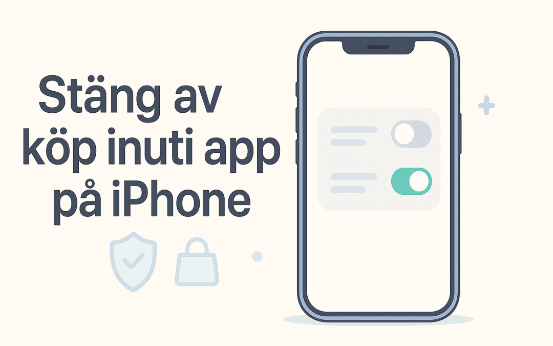 Stäng av köp inuti app på iPhone