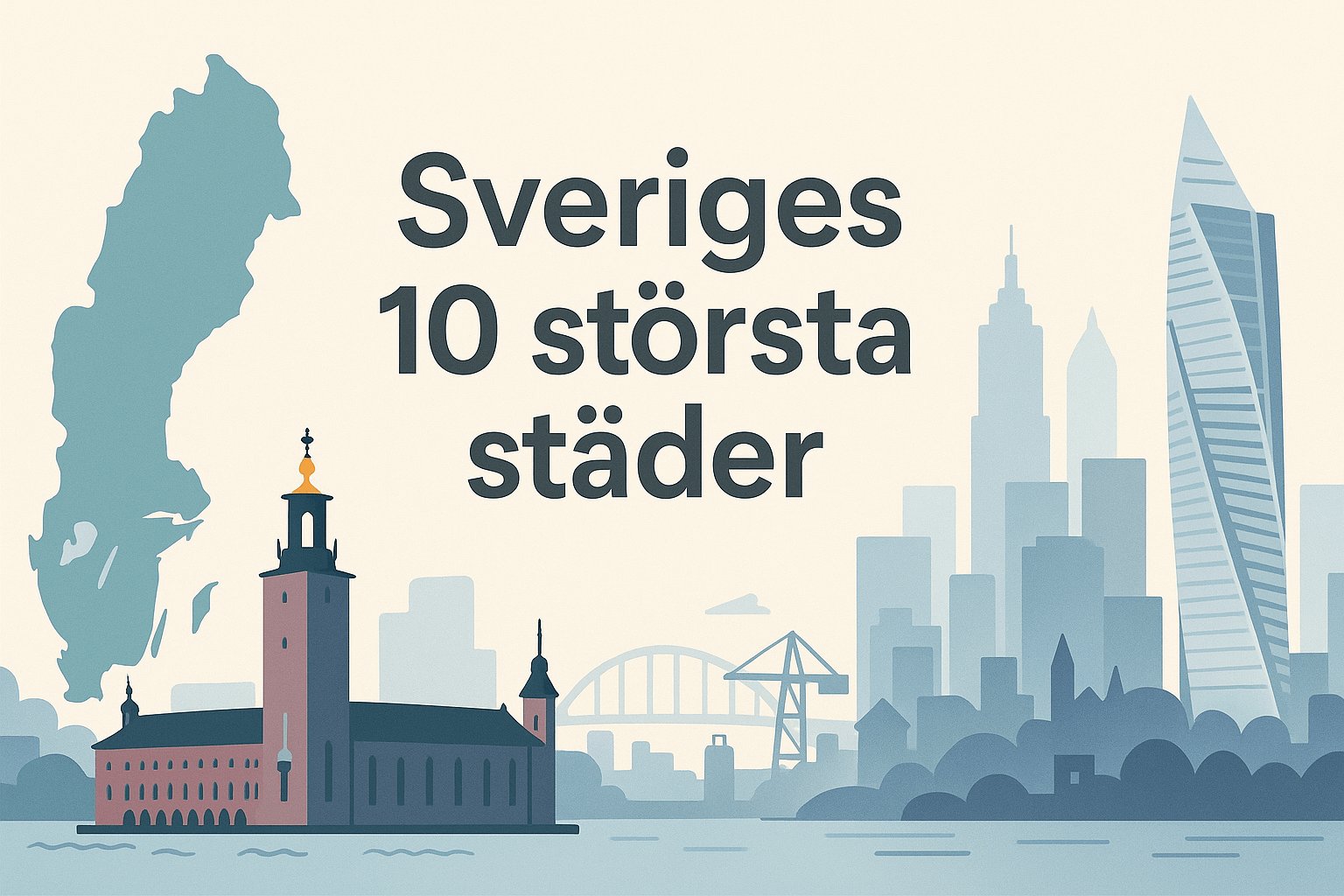 sveriges största städer