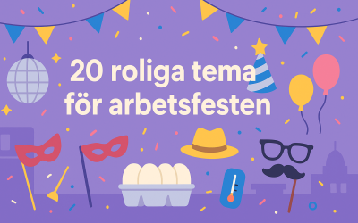 20 roliga teman för arbetsfesten