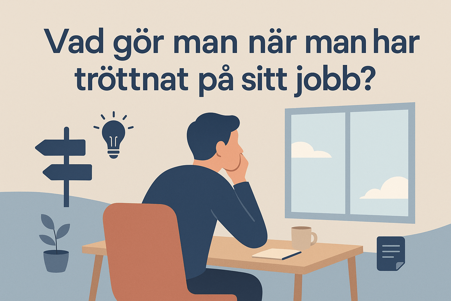 tröttnat på jobbet