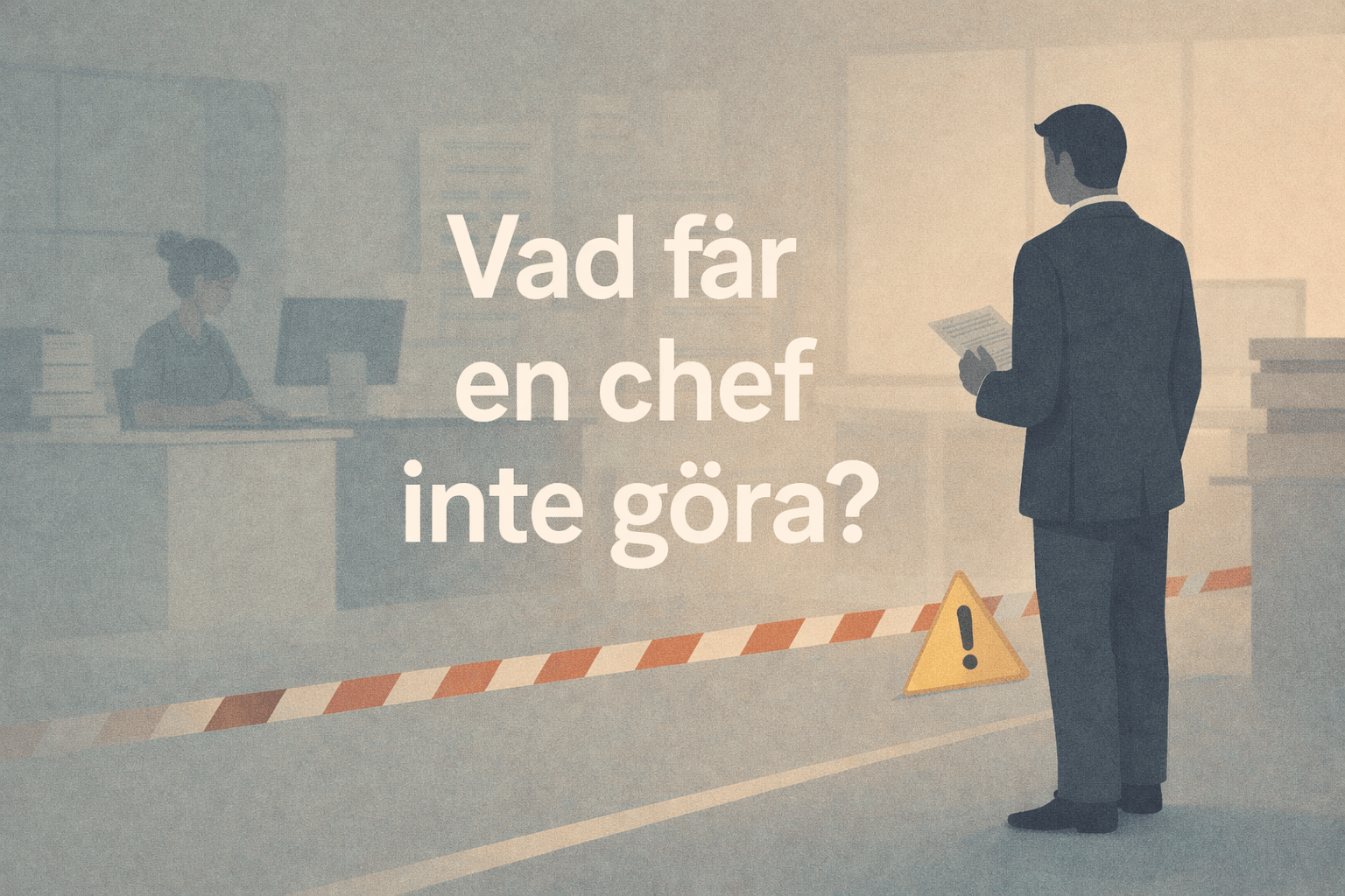 vad får en chef inte göra