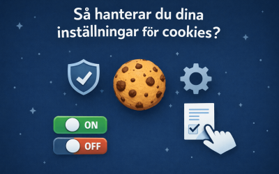 Så hanterar du dina inställningar för cookies