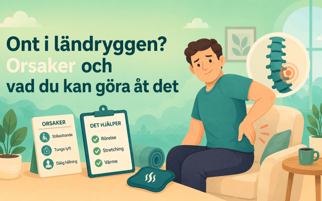 Ont i ländryggen? Orsaker och vad du kan göra åt det