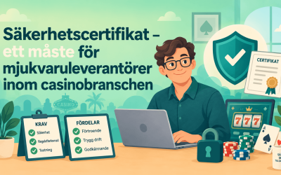 Säkerhetscertifikat – ett måste för mjukvaruleverantörer inom casinobranschen